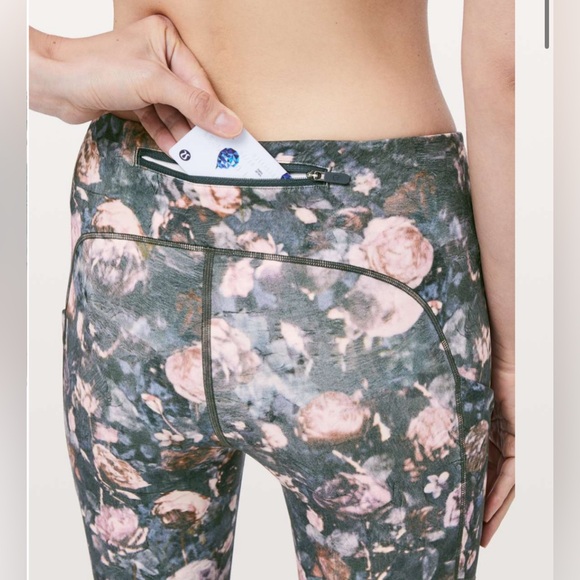 Lululemon Speed Up Crop 21” Sz 6 RARE Frosted Rose Multi BNWT - Picture 5 of 7